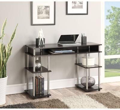Convenience Concepts Designs2Go No Tools Student Desk with Shelves