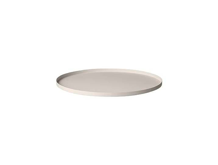 blomus Plateau de Service Peasy Moonbeam L Moonbeam Plateau de service rond avec bord Pour servir et décorer Ø 38 cm
