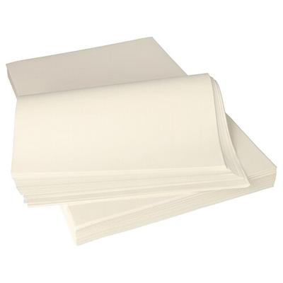2x Pergamentersatz, 1/8 Bogen 37,5 x 25 cm weiss à 12,5 kg, fettdicht