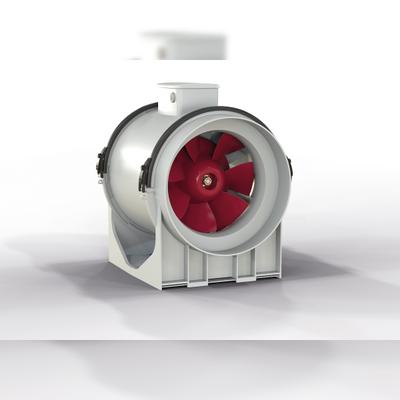 Vortice Rohrlüfter Lineo 315 Luftleistung bis 2590 m³/h Grau / Silber / Titan 360