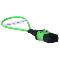 BlueLAN BlueOptics Loopback Adapter MPO/MTP Multimode OM5, Transceiver, Schwarz, Pink
