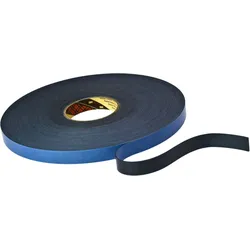 3M Doppelseitiges Klebeband mit Polyethylen Schaumstoffträger 9585 BF, schwarz, 1000 mm x 66m,