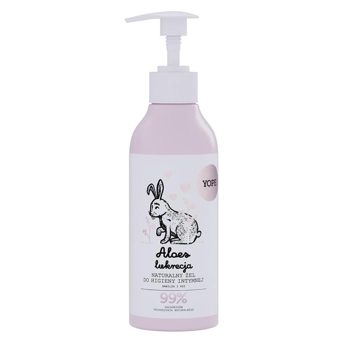 Yope Natural Inty Hygiene Gel Aloe & Licorice 300Ml (Intimgel, 300 ml) (5900168907751)