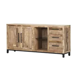 Sideboard  Kuba , holzfarben , Maße (cm): B: 175 H: 80 T: 43.0
