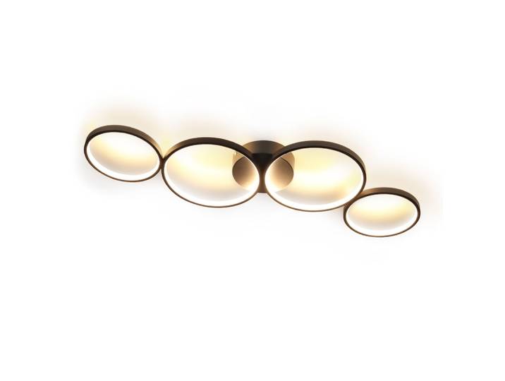 Welt - plafonnier en métal, coloris noir, l 26 cm, max. 56 w