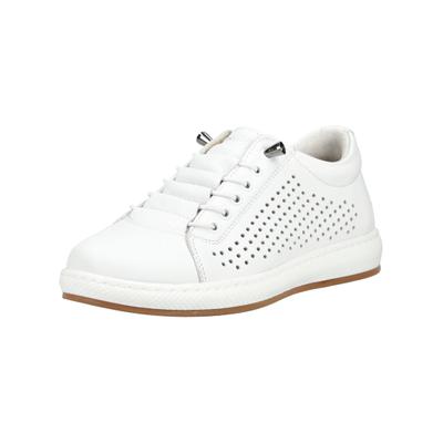 Sneaker ANDREA CONTI "Andrea Conti Sneaker Leder", Damen, Gr. 38, weiß, Leder, Schuhe Sneaker