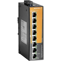 Weidmüller Netzwerk SwitchEthernet IE-SW-EL08-8POE - Switch - Ethernet (8 Ports), Netzwerk Switch, Schwarz