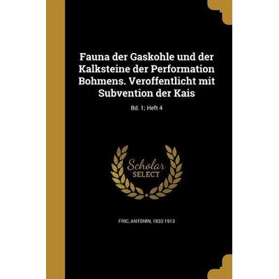 Fauna der Gaskohle und der Kalksteine der Performation Böhmens. Veröffentlicht mit Subvention der Kais; Bd. 1; Heft 4, Taschenbuch von , Creative