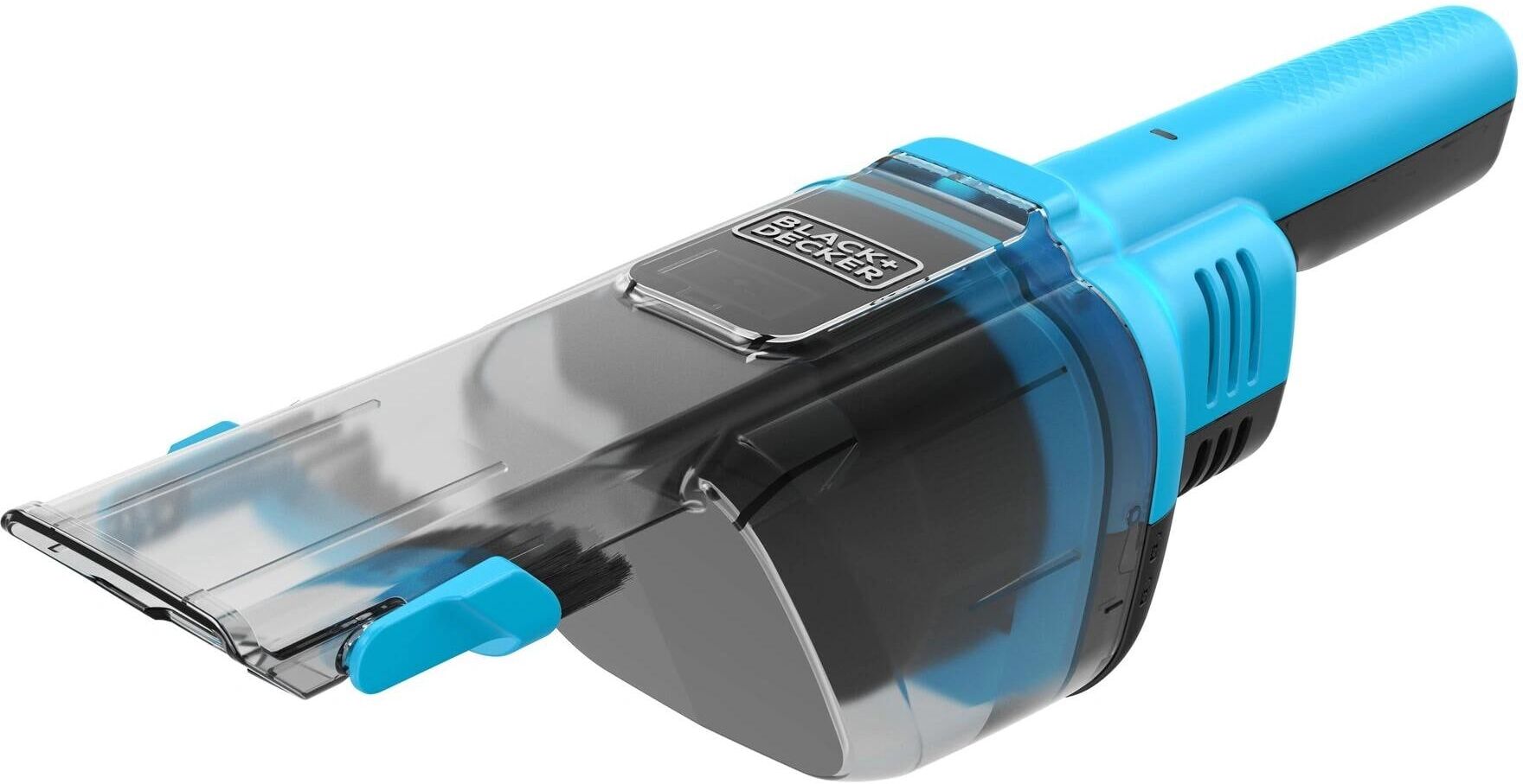 Black & Decker Akku-Handstaubsauger "BLACK+DECKER NVD215J-QW Hellblau/Schwarz", blau (hellblau), Akkusauger, Akku-Handstaubsauger hellblau Einheitsgröße