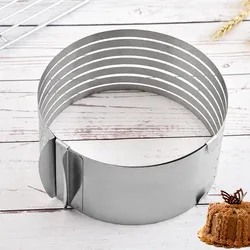 Ring zum Schneiden von Teig, Biskuit und kleinen Kuchen in Schichten