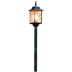 Konstsmide Wegeleuchte MILANO, E27 max. 75W, Schwarz/Silber, Aluminium / Acrylglas in Bleikristalloptik KON-7245-759