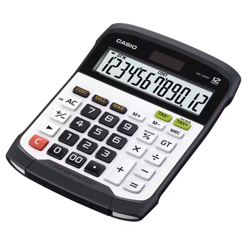 CASIO WD-320MT Tischrechner schwarz/weiß