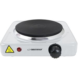 esperanza Kochplatte EKH013W, Einzelkochplatte, weiß, 1000 Watt