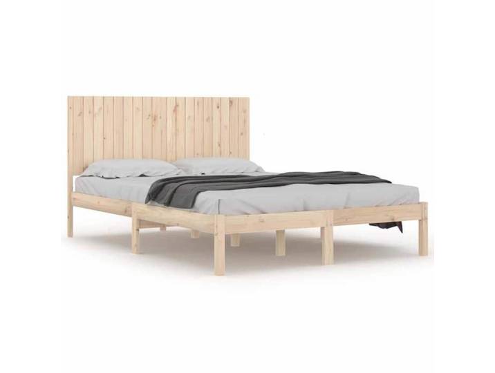 Brun Cadre de lit sans matelas 180x200 cm bois massif - Structure de lit LV83859