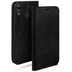 moex Casual Case Huawei P20 Lite Hülle klappbar Leder Optik