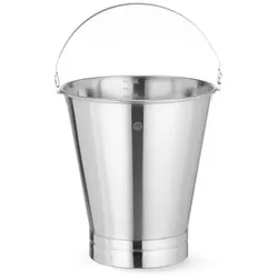 5x Eimer mit verstärktem Boden Profi Line,15L,⌀305x(H)330mm