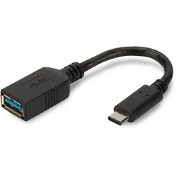 DIGITUS ASSMANN USB Type-C Adapterkabel, OTG, Type-C auf A
