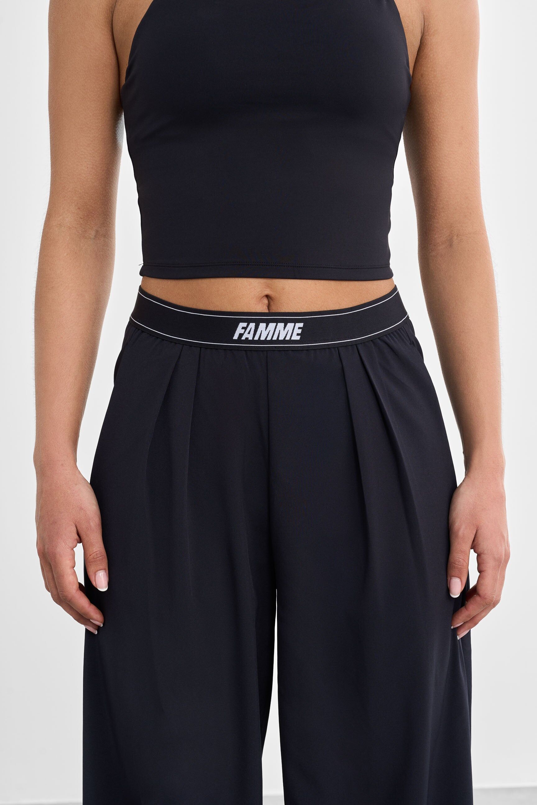 FAMME - Suit Up Pants - Black / XS