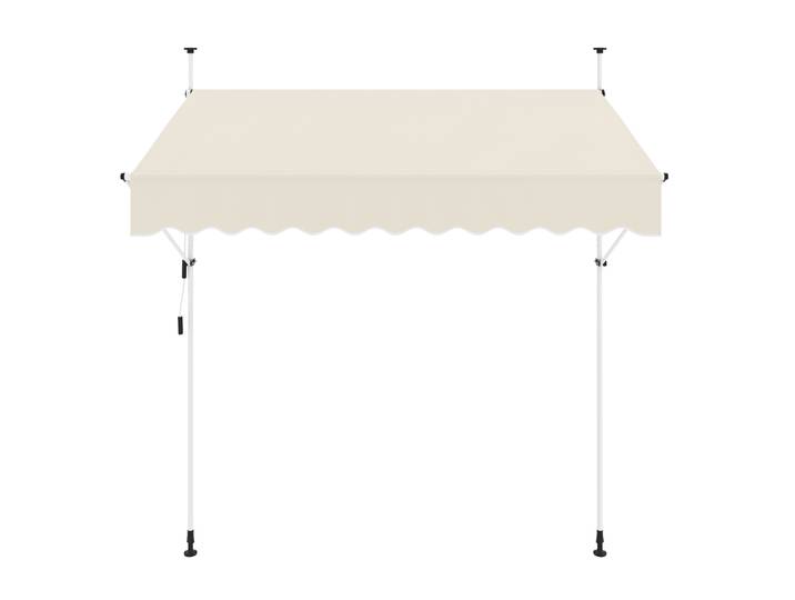 Balkonmarkise 250 x 120 cm beige