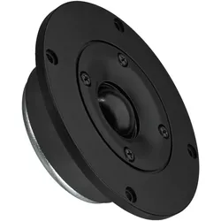 Monacor HiFiDomeTweeter (1 Stk.), Einbaulautsprecher, Schwarz