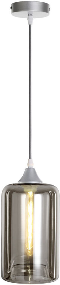 17 Stories Aevyn 1 - Light Cylinder Pendant Smoke/Silver