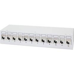 LogiLink NK4093 Patch-Panel CAT 6a Lichtgrau (RAL 7035) Bestückt