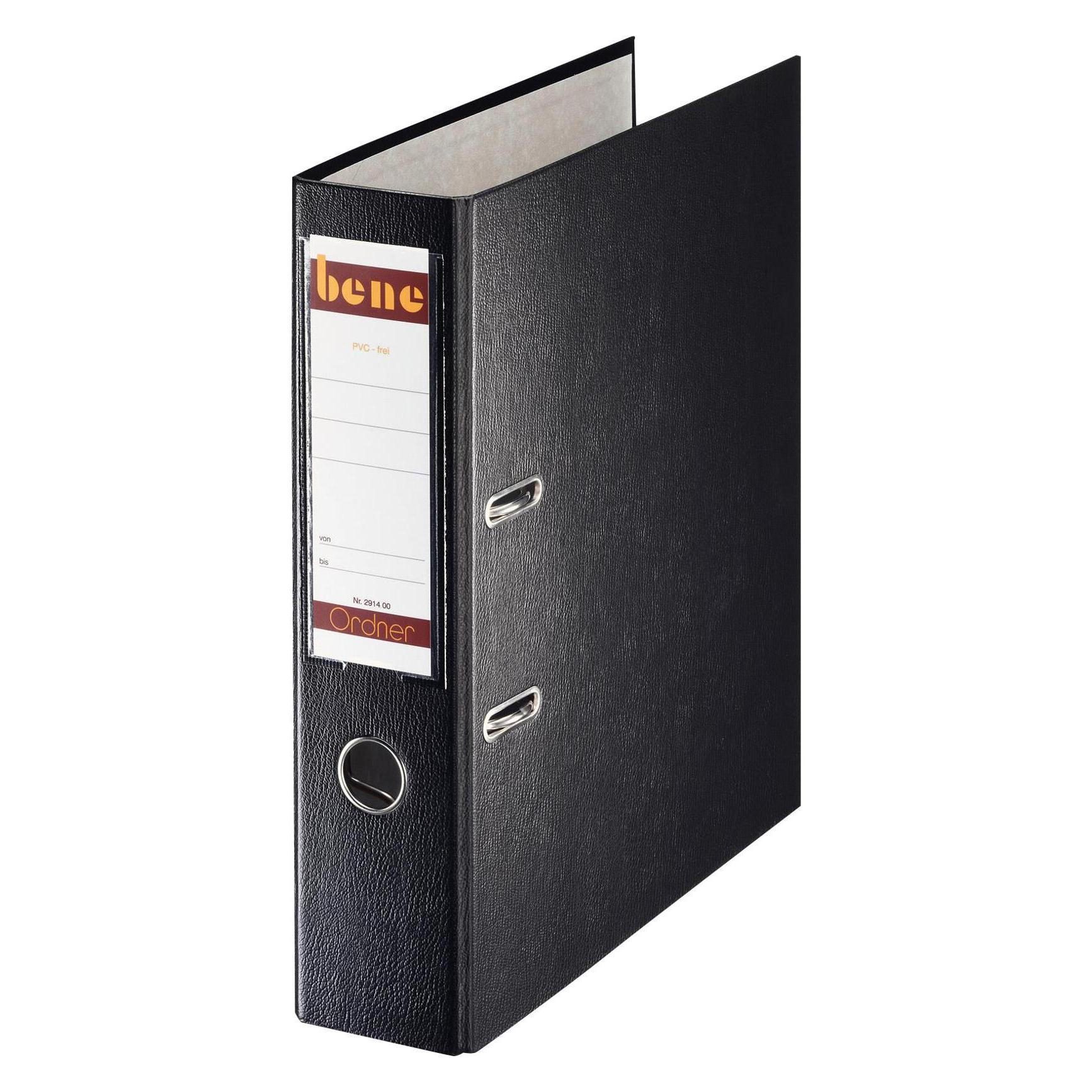 Leitz Ordner Standard A4/291400SW schwarz (A4, 80 mm, 1 Stk.) (291400 SW)