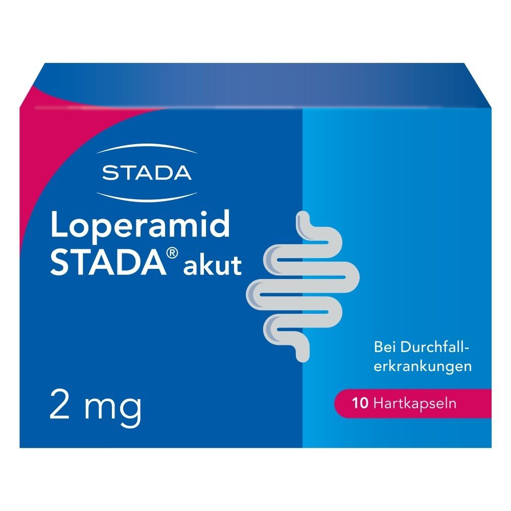Loperamid Stada akut 2 mg Hartkapseln 10 St