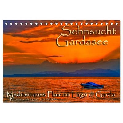 Sehnsucht Gardasee - Mediterranes Flair am Lago di Garda (Tischkalender 2027 DIN A5 quer), CALVENDO Monatskalender