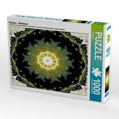 CALVENDO Puzzle Mandala - Meditation | 1000 Teile Lege-Größe 64x48cm Foto-Puzzle für glückliche Stunden