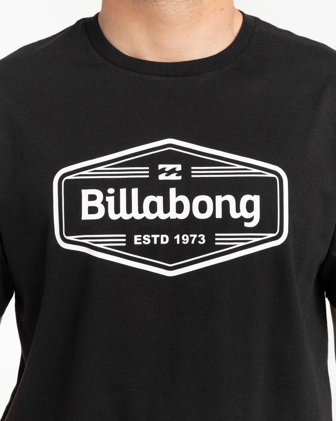 T-Shirt BILLABONG "Trademark", Herren, Gr. L, schwarz, Obermaterial:100% Baumwolle., Shirts T-Shirt schwarz L