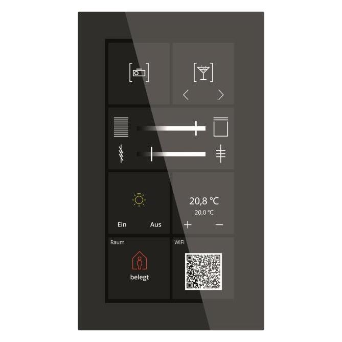 MDT BE-GTSP6TS.01S Glas Touch Smart Plus 6Zoll Secure Schwarz (BE-GTSP6TS.01S)