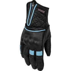 Rusty Stitches Lilly, Handschuhe Damen - Schwarz/Hellblau - L