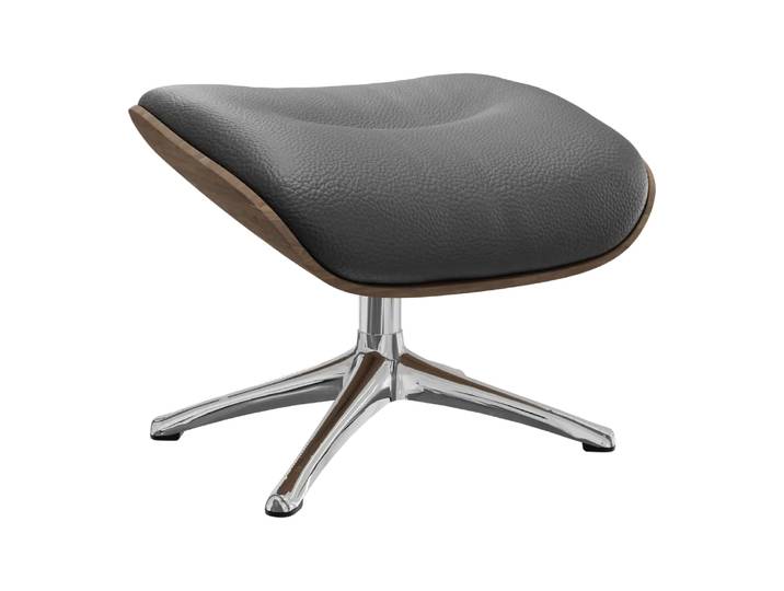 Hocker Scandi Skagen, Flexlux, dakota deep black, Leder
