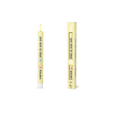 LED-Kerze D2H25 Gelb