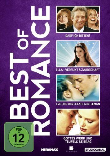 Peter Chelsom - Best of Romance: Darf ich bitten? / Ella - Verflixt & zauberhaft / u.a. [4 DVDs] - Preis vom 10.10.2026 11:48:34 h