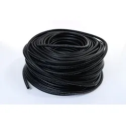 Gummischlauch gewebeverstärkt ø6 x 13mm, 50m, schwarz, 20 bar