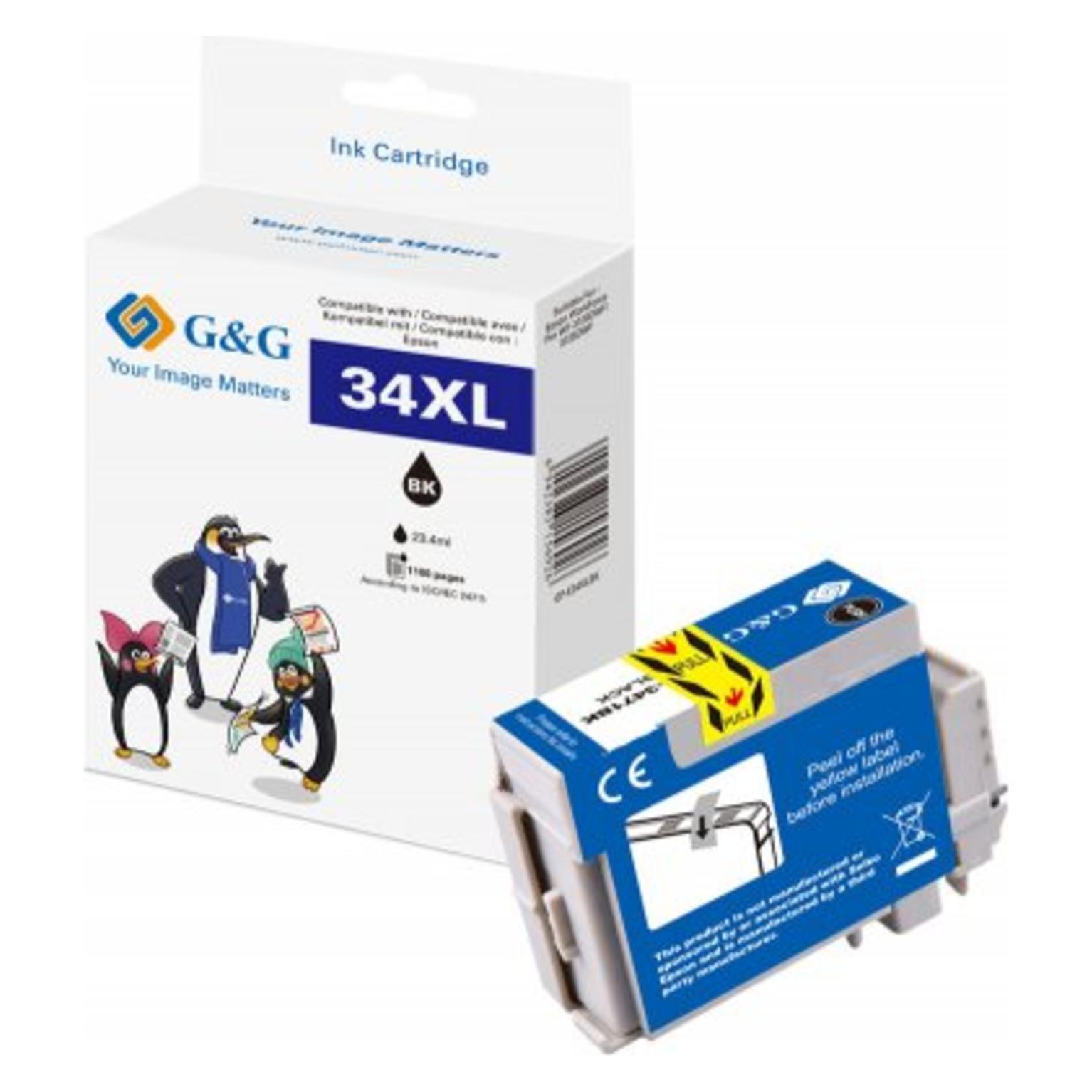 G&G XL-Druckerpatrone kompatibel mit Epson 34XL/ T3471 (14613)