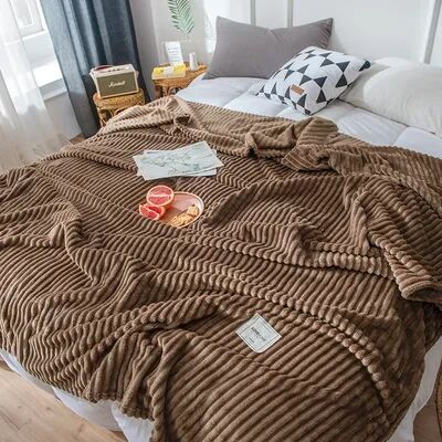 Shop Station Cozy Hooded Blanket Wearable Fleece Throw Blanket For Sofa, Bed & Lounging coffee 27.56 39.37 In