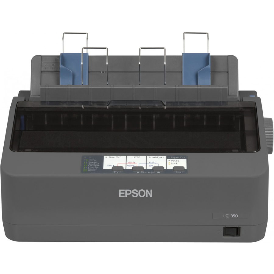Epson LQ-350, 347 Zeichen pro Sekunde, 360 x 180 DPI, 260 Zeichen pro Sekunde, 86 Zeichen pro Sekunde, 3 Kopien, Briefumschläge, Rolle