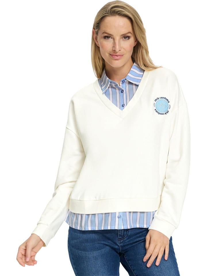 Heine Sweatshirt in Weiß - 40