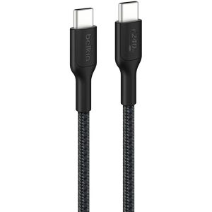 Belkin Ladekabel BoostCharge Pro, schwarz, 2m, USB-C auf USB-C, 240W Schnellladekabel