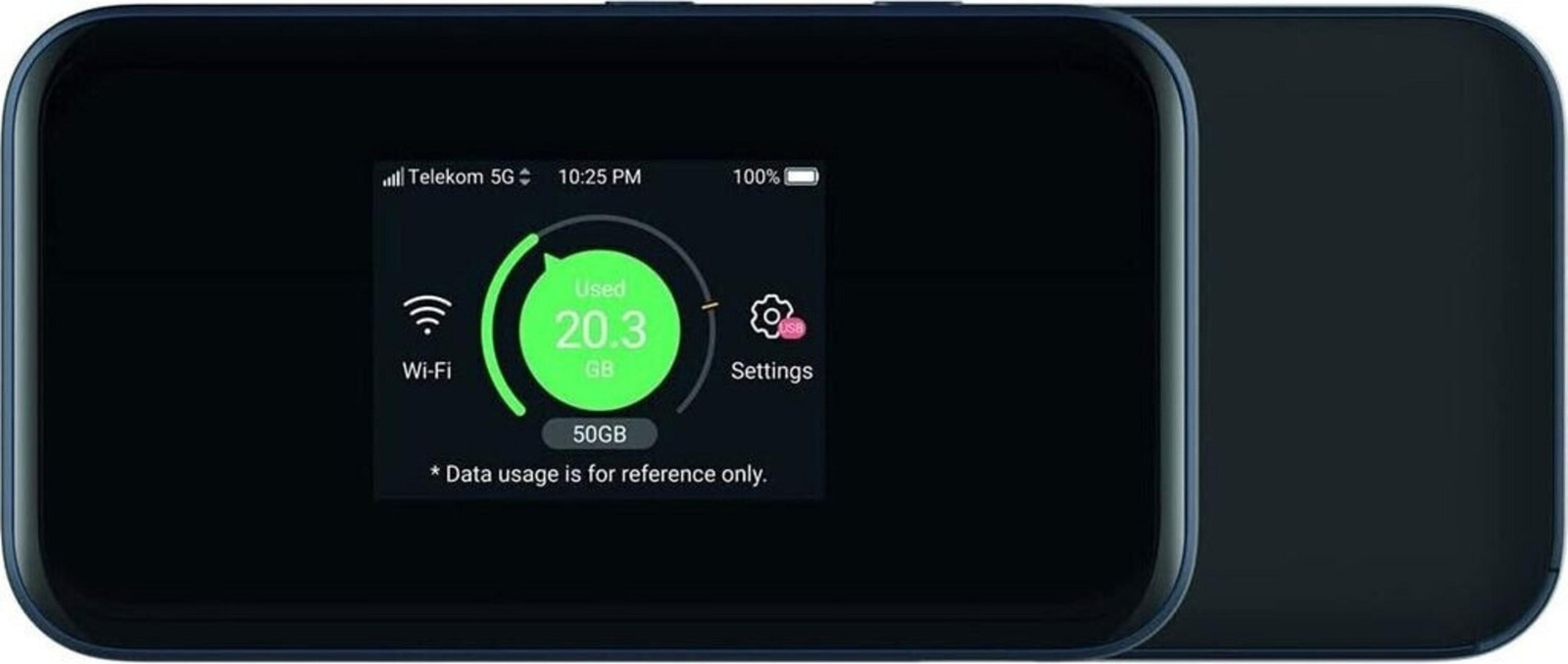 ZTE MU5001 HyperMobile 5G Router, zwart