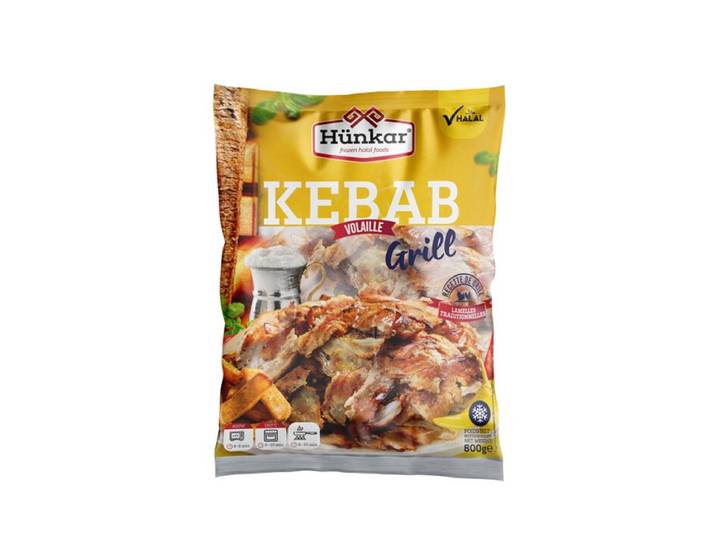 HÜNKAR Kebab volaille grill halal - 800 g