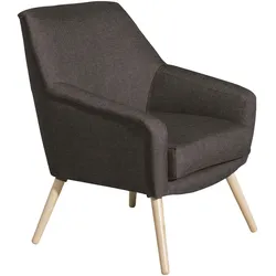 SESSEL Kachka Bezug Flachgewebe Buche natur / braun