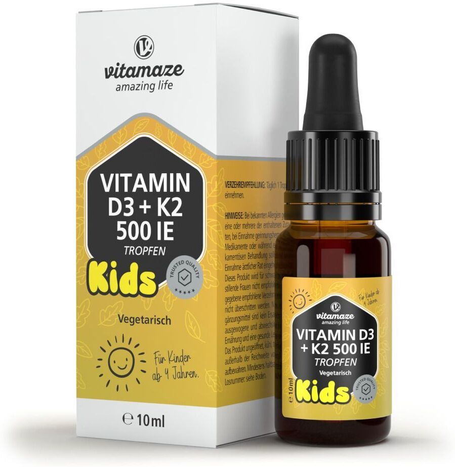 vitamaze Vitamin D3 K2 500 I.e. Kinder Tropfen 2x 2x10 ml