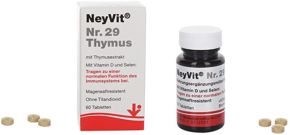 vitOrgan Neyvit Nr.29 Thymus magensaftresistente Tabletten 60 St magensaftresistent