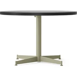 Nook Star Base Couchtisch, 80 cm, schwarz, olivfarbenes Gestell