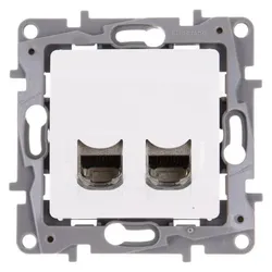 Legrand, Steckdose, 664776 Datendose 2-fach RJ45 Kategorie 6STP