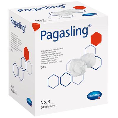Pagasling Mulltupfer Gr.3 pflaumengroß steril 20x4 St Tupfer